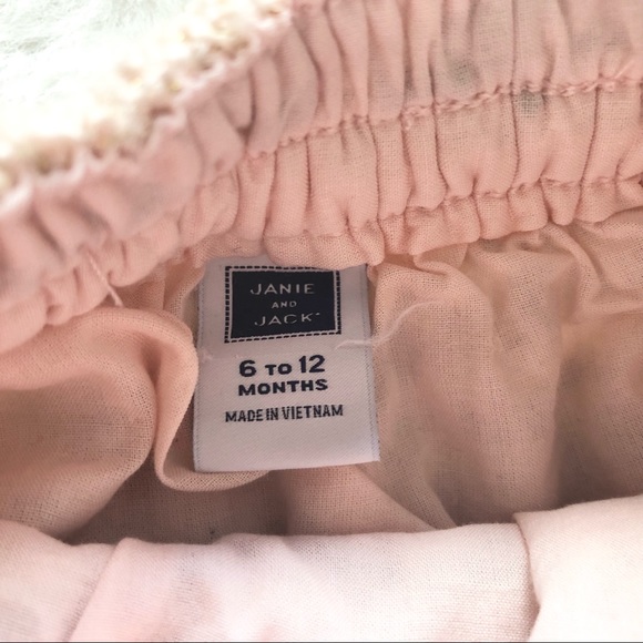 JANIE AND JACK PINK SHIRT w/ BOW & TWEED LINED SKIRT - Picture 5 of 12